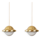 Danish vintage Bubi pendant lamps by Henning Kuppel, Louis Poulsen, 1972