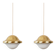 Vintage Danish Bubi pendant lamps by Henning Kuppel, Louis Poulsen, 1972
