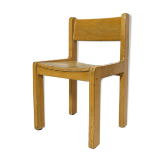 All-wood children's chair, 1960-1970