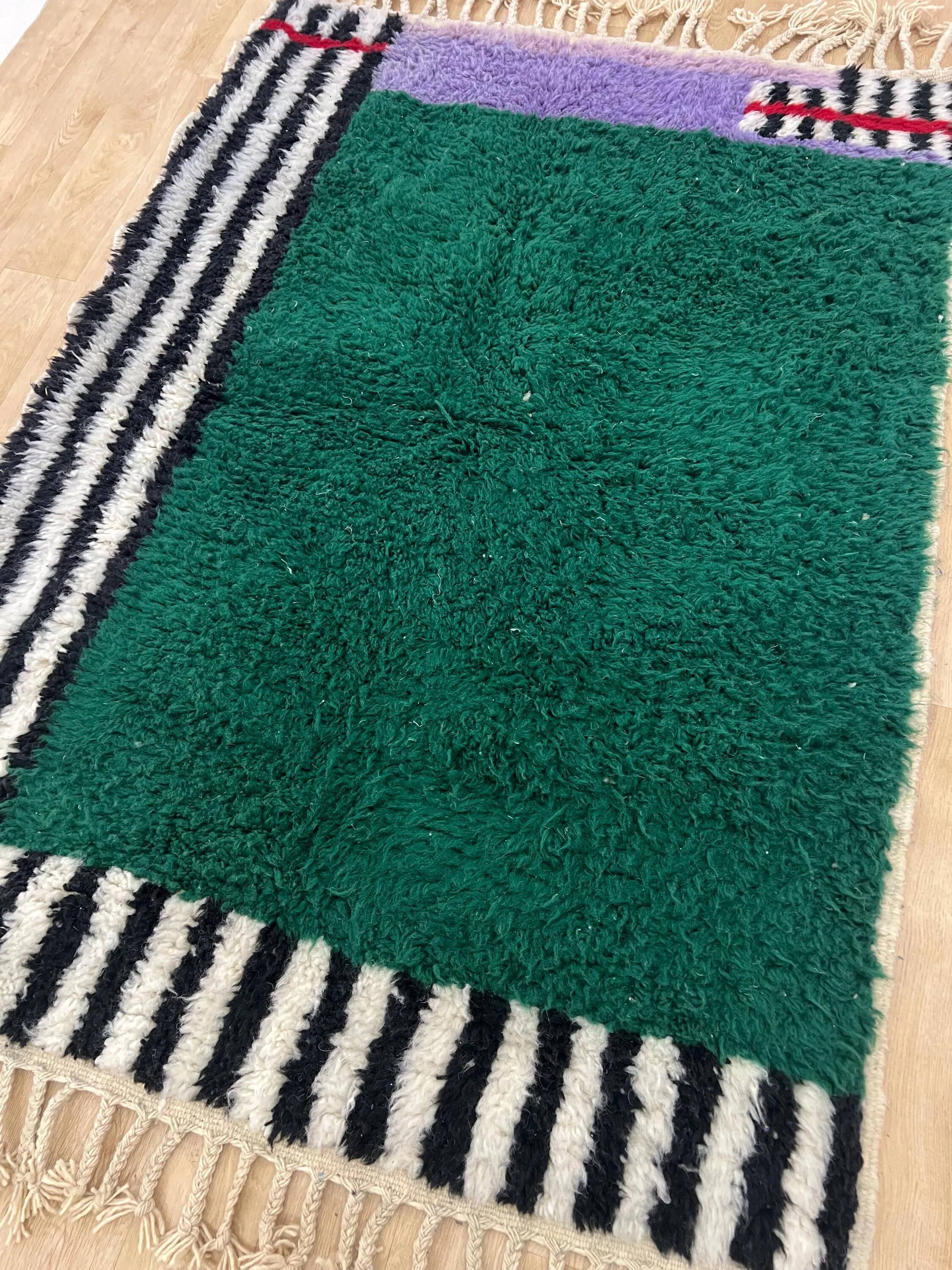 Traditional handmade carpet 250cm x 150cm Moroccan