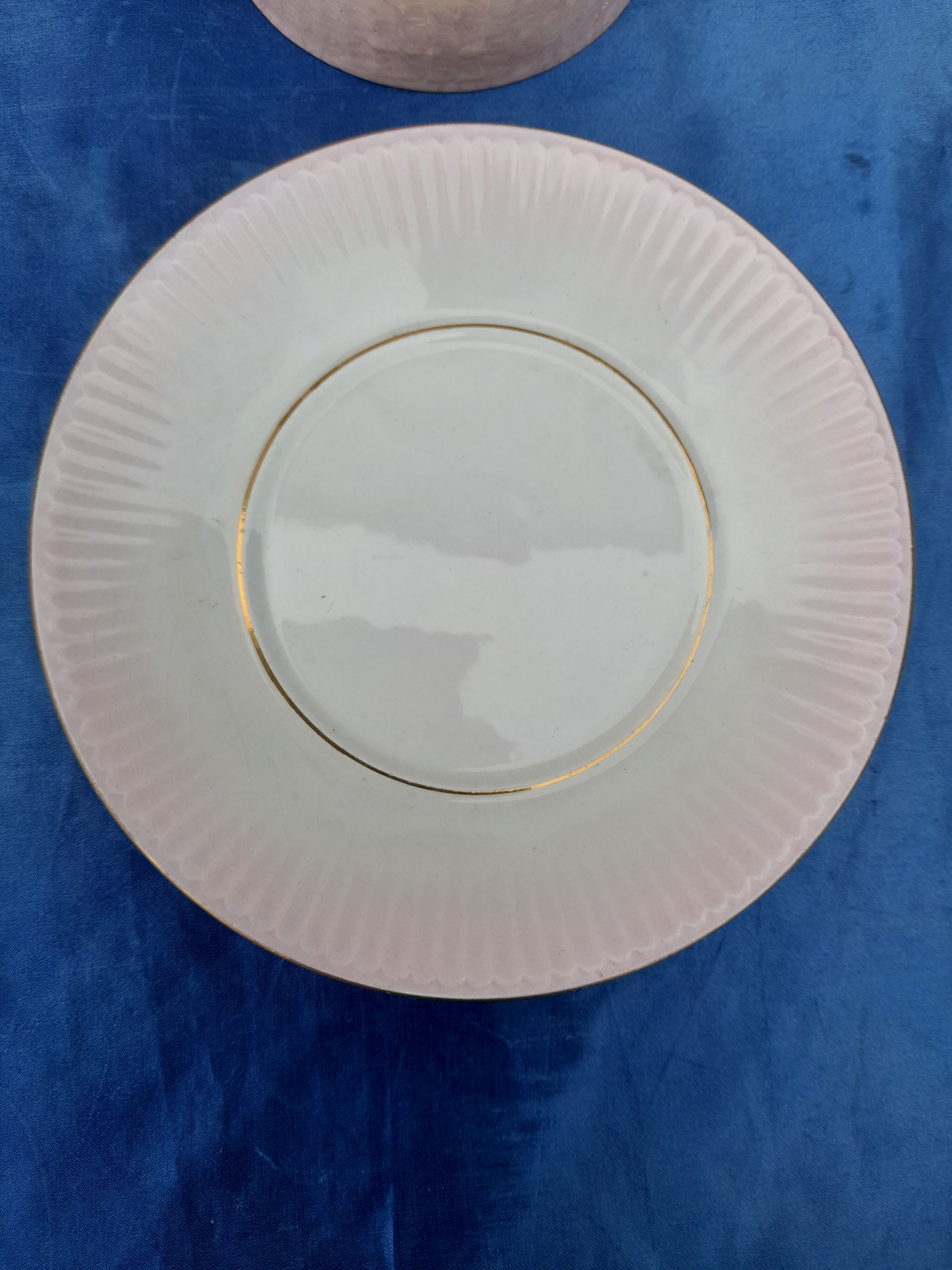 Tea cup with saucer in Earthenware K G Lunéville (Keller Guerin)