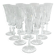 Saint Louis – 10 champagne flutes in crystal, Provence model