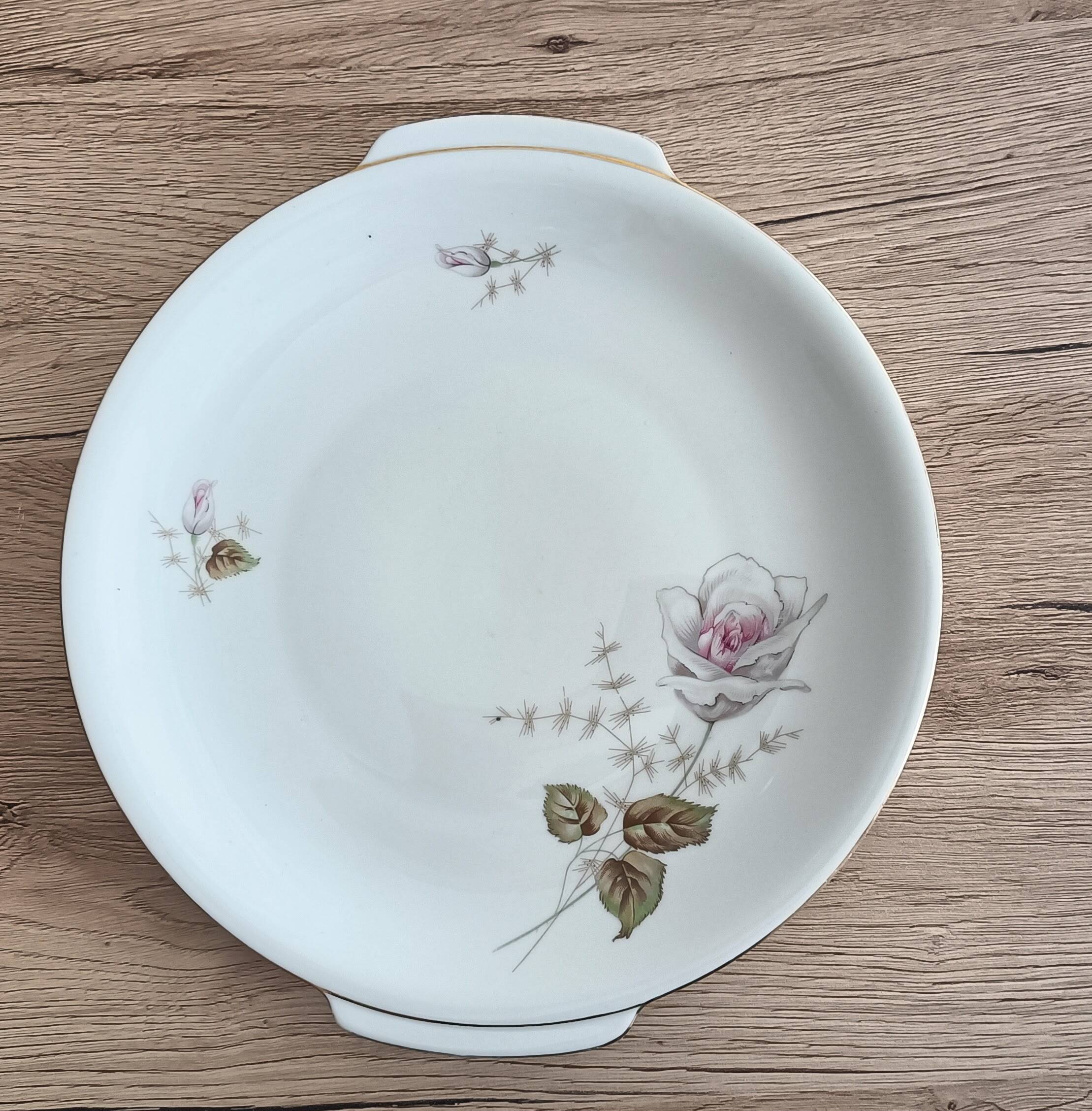 Service à dessert 10 assiettes et plat en porcelaine PMR Bavaria Jaeger & Co