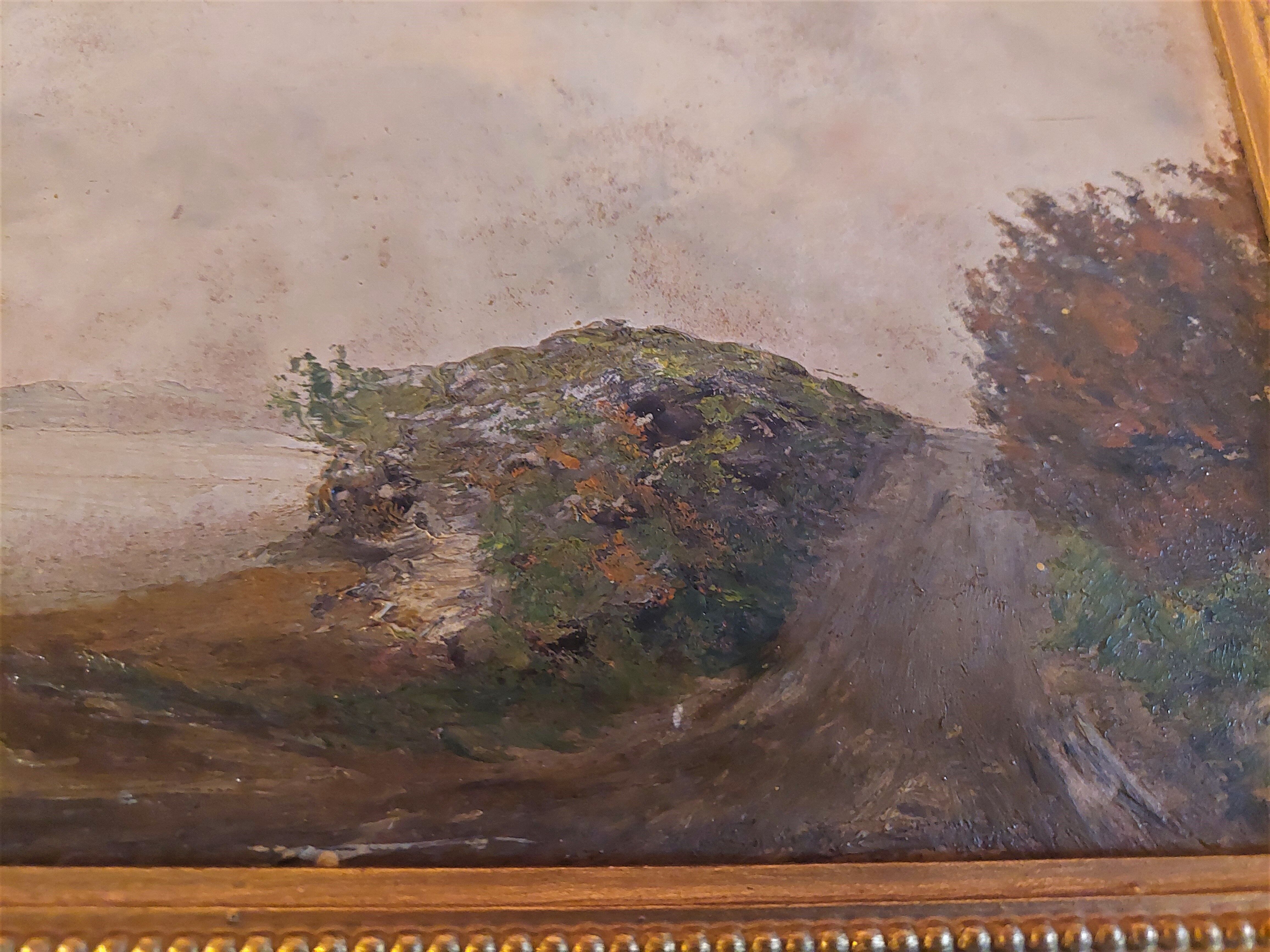 Oil painting on marine panel