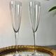 2 Baccarat champagne flutes