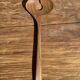 Salad server or large teak spoon, oval shape, split, L30 D9