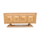 Sideboard fish oak 1940 art deco modernist Gaston