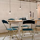 Lafuma vintage blue folding chair