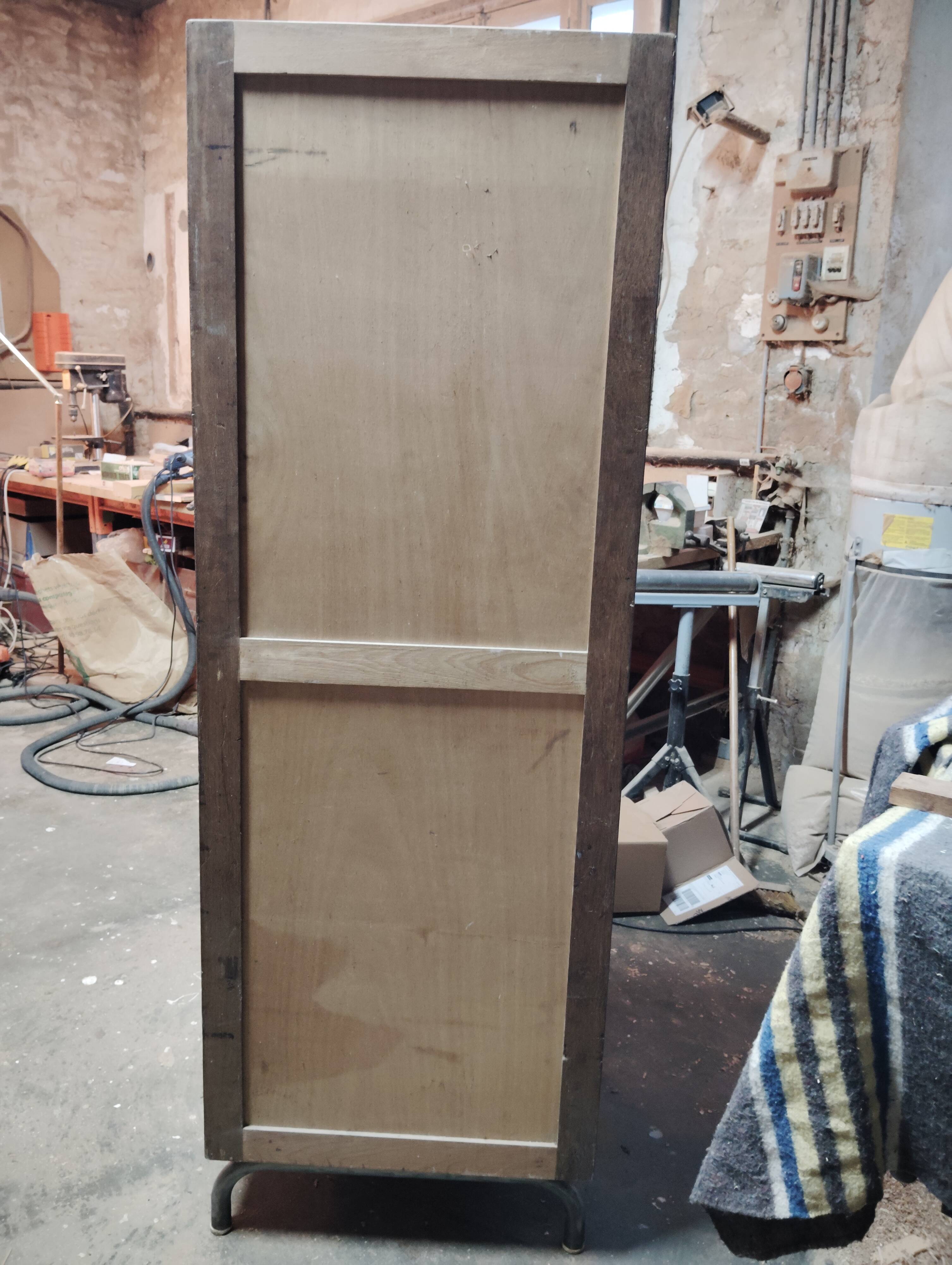 Restored vintage boarding school wardrobe