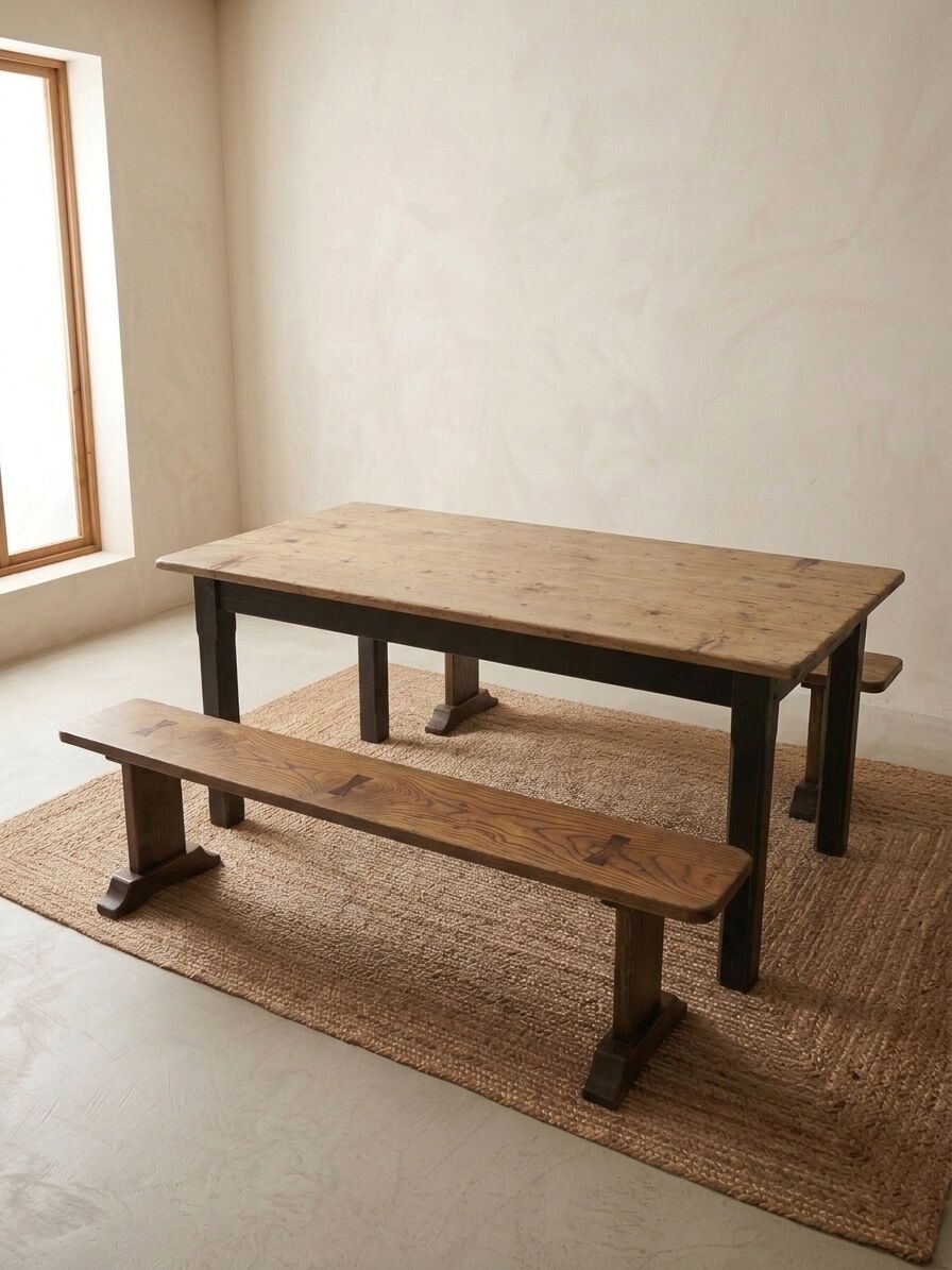 Farm table 220cm, authentic