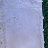 Set of gc embroidered pillowcases
