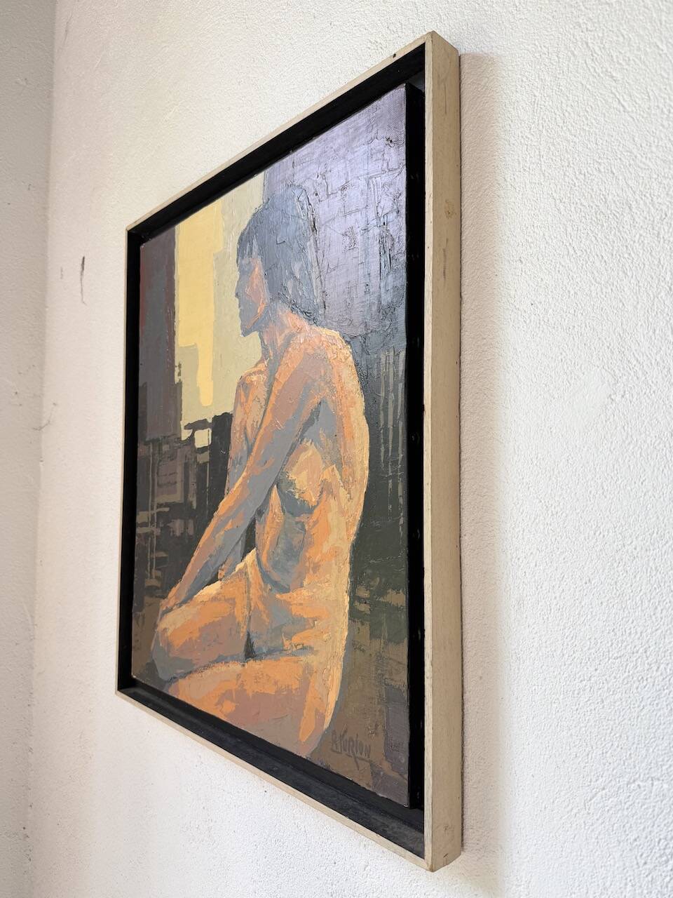 Oil painting of a naked woman