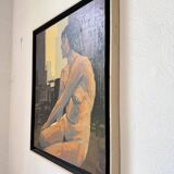 Oil painting of a naked woman