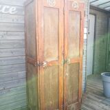 Vestiaire porte manteau, Armoire vintage en bois