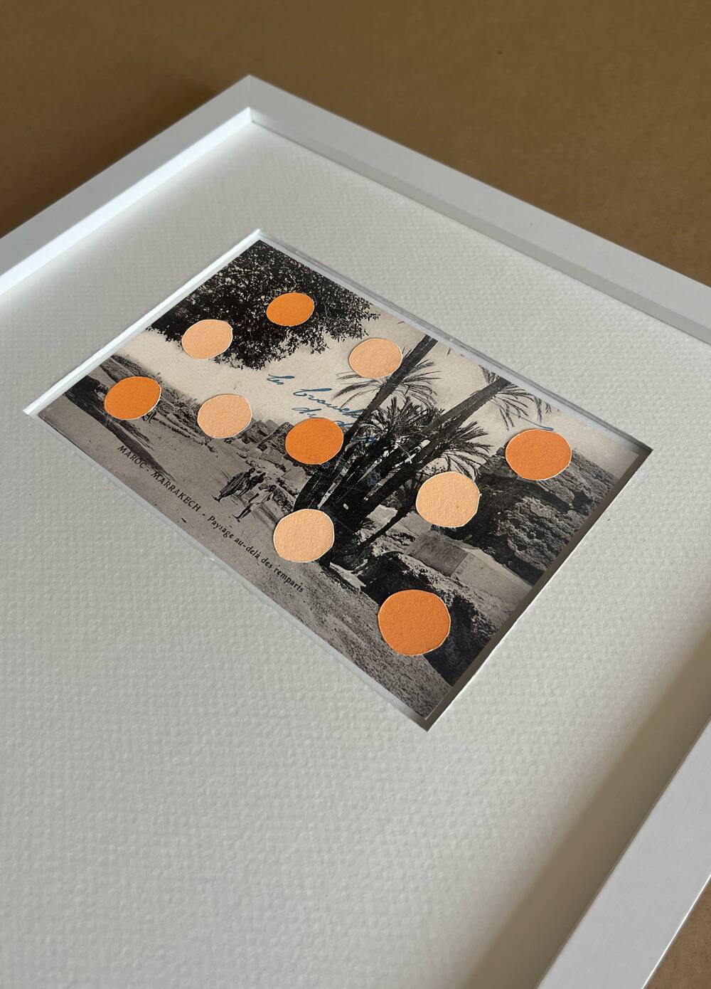 Marrakech - Collage on postcard