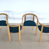 Set of 4 "String" chairs by Tranekaer