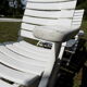 Chaises de jardin en bois années 80 Herlag