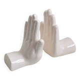 Hand bookends