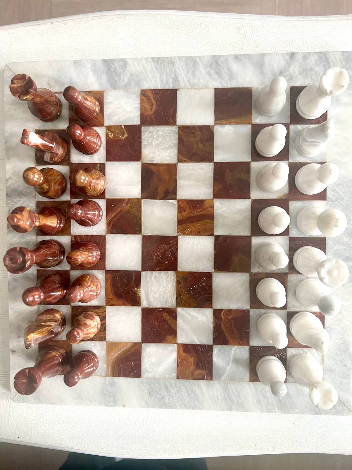 Marble chessboard