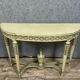 Console Louis XVI in wood laked and rechampi around 1880