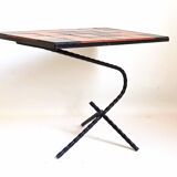 Side table or pedestal table Popular art 1960s
