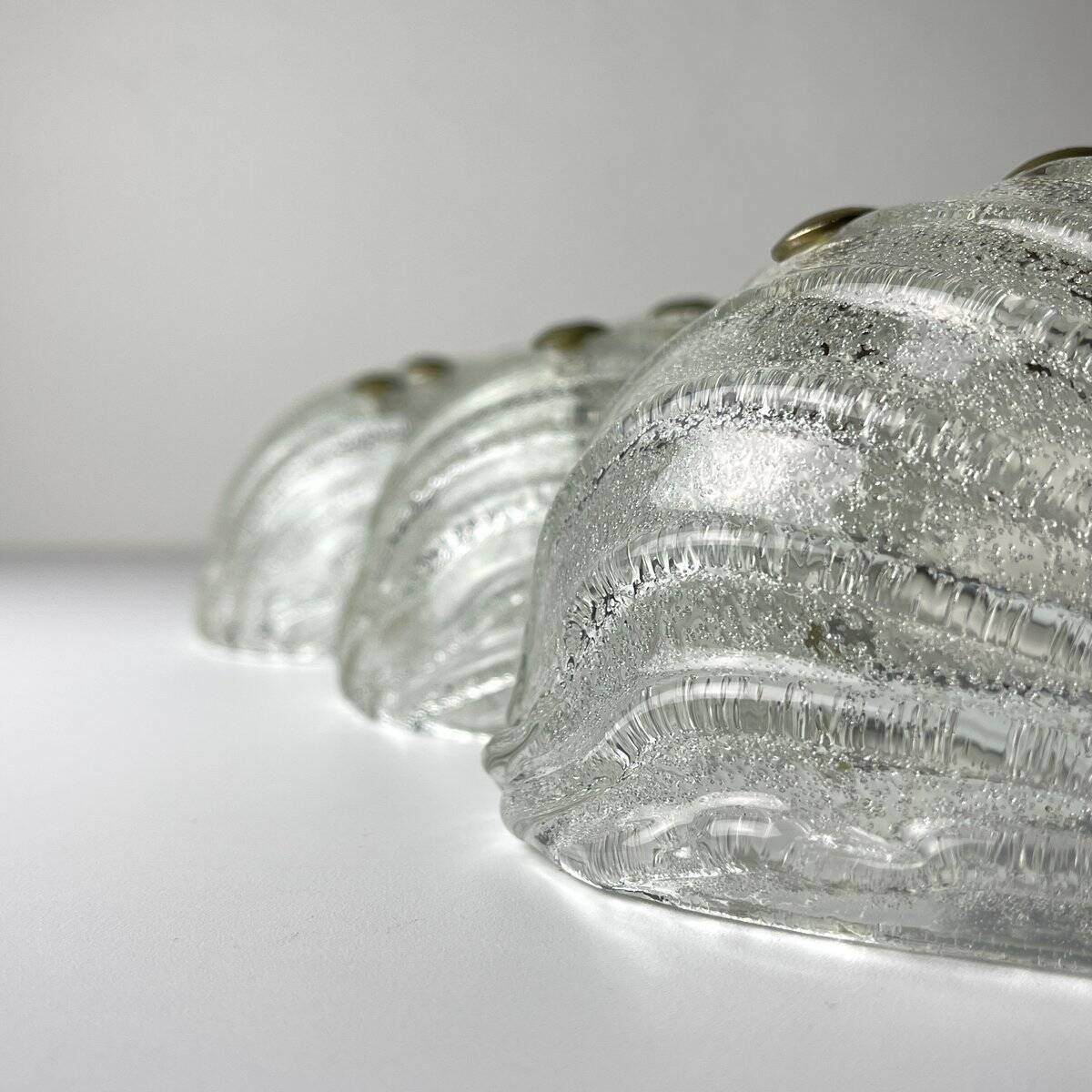 Original Murano wall lamps, Italy, 1970s