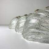 Original Murano wall lamps, Italy, 1970s