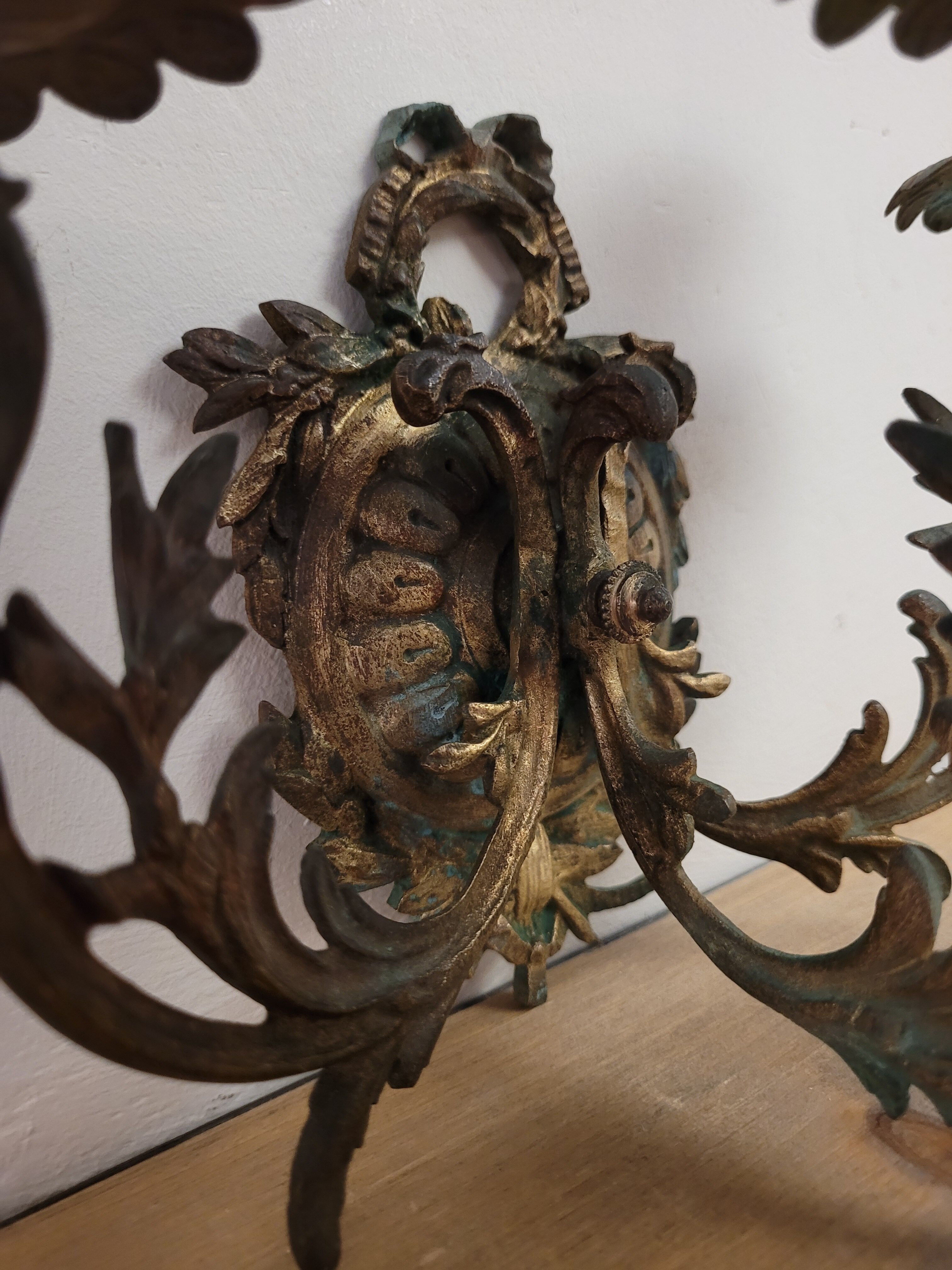 Napoleon III wall candle holder