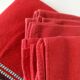 Vintage Basque set: square tablecloth & 7 napkins, 1960s