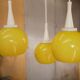Hanging lamp cascade 3 vintage globes