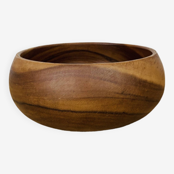 Scandinavian teak cup empty pocket 60s