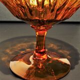Large orange Bohemian crystal candy maker