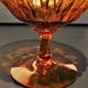 Large orange Bohemian crystal candy maker