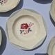 Set of 10 Deep Plates Model Josiane Sarreguemines Manufacture