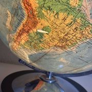 Globe vintage 1940 terrestre verre Duo Erdglobus Berlin - 42 cm