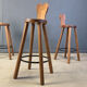 Vintage brutalist bar stools, 1960s - set of 3