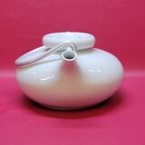 Large white porcelain teapot by Carl Gustaf Jahnsson