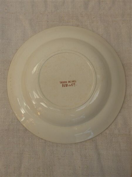 Marine decoration service in earthenware from Choisy-le-Roi