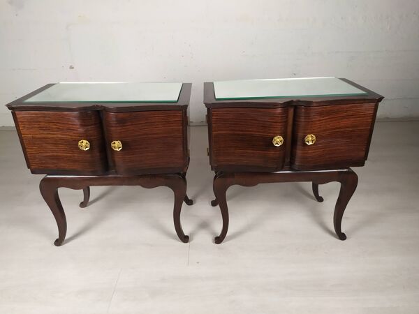 Paire de chevets vintage