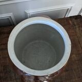 Pot à confit en grès vernissé