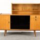 Midcentury Wooden Sideboard, Sześciolatka, Poland, 1969