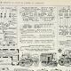 Gravure • Ambulance de l'armée, pompier • Lithographie originale et vintage de 1898