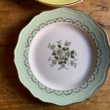 6 vintage flat plates