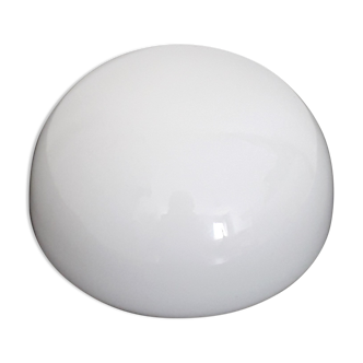 Plafonnier vintage opaline blanche - années 60-70