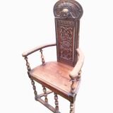 Throne chair in high period style