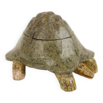 Wooden Turtle Trinket Box Bauble Vide Poche