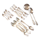 Silver cutlery set