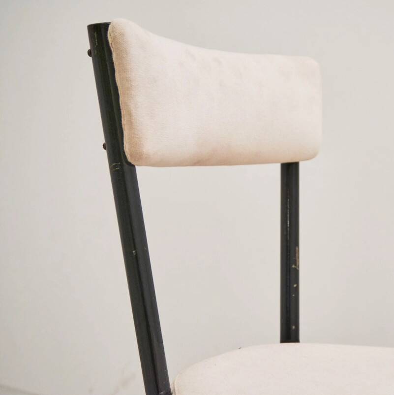 Tubular iron chairs by Gio Ponti for Kardex Italiano