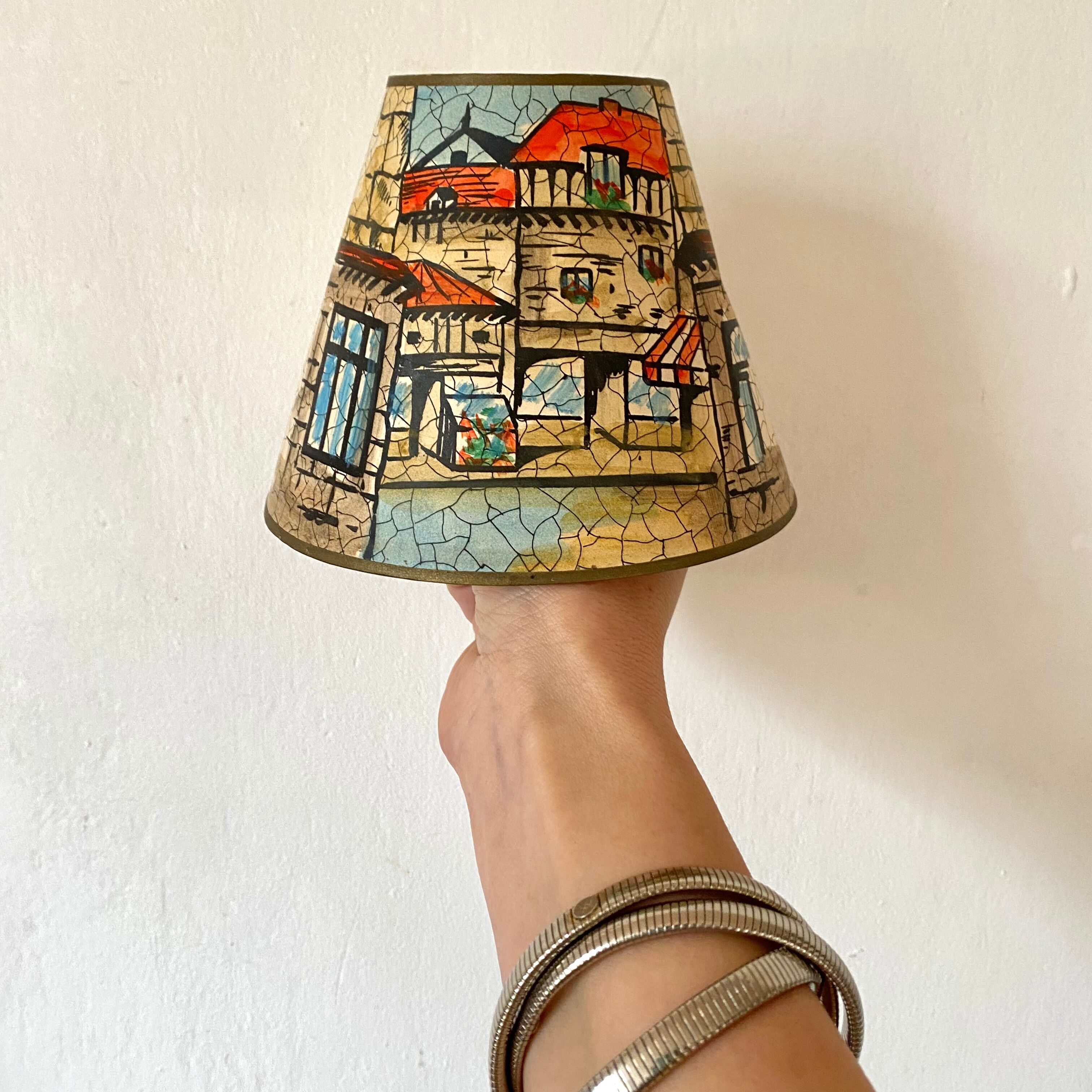 Antique offal hand-painted décor