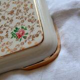 Old earthenware coaster Villeroy and Boch vintage Saar model